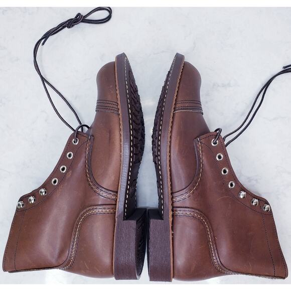 NWOB RED WING Shoes 8111 Iron Ranger 6" Boot w/ Vibram Sole Men's US Size 8.5D - Picture 10 of 15